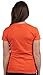 Ann Arbor T-shirt Co. Jack O' Lantern Pumpkin Women's T-Shirt/Easy Halloween Costume Fun Tee-Orange-Medium