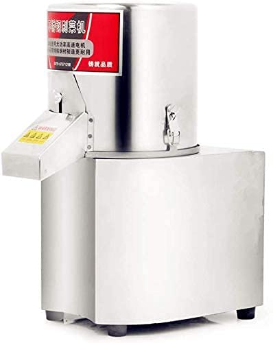 Photo 1 of 120kg/h Commercial Food Processor Machine, 110V 600W High Power Electric Vegetable Meat Chopper Grinder Stainless Steel Adjustable Thickness Food Slicer - 110volt, Granular Type
