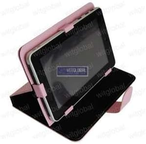 7" PINK Case W/ Rotating Screen 360 For Android Tablet Pandigital Nexus Nook Nook HD Coby MID Nextbook Polaroid + Others