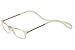 Clic Magnetic Long Size Reading Glasses in Clear +2.50