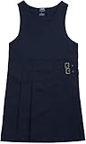 French Toast School Uniform Girls Twin Buckle Tab Jumper - Y9075 - Navy, 5