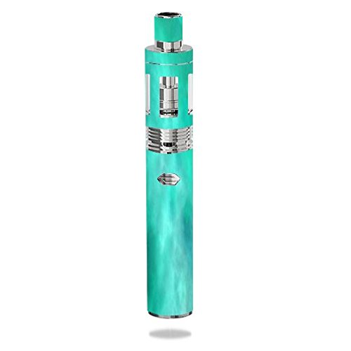 Decal Sticker Skin WRAP - Eleaf iJust 2 - Blue Teal Aqua Smoke Cloud Clouds