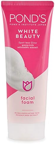 ponds white facial foam