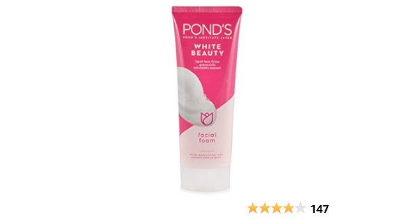 ponds fairness face wash