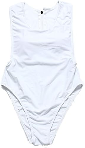 RELTANGL 50s Retro One Piece Swimsuit Halter Swimwear Monokinis Swimsuit(FBA)