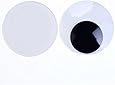 Decora 4" Giant Plastic Wiggle Googly Eyes with Adhesive Set of 2