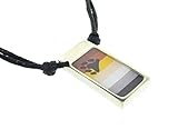 Bear Pride Rectangular Flag Pendant - Gay Pride Pewter Necklace