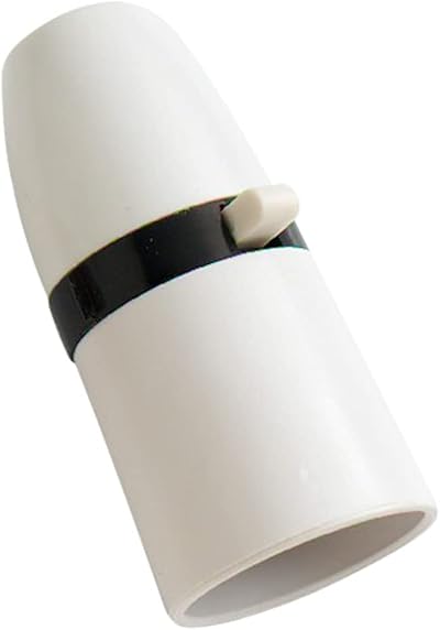 Merriway BH02820 Switched Cord Grip Lamp Holder 13 mm White
