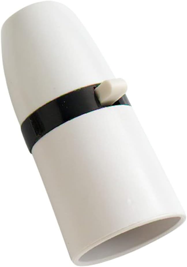 Merriway BH02820 Switched Cord Grip Lamp Holder 13 mm White