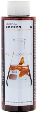 3 X Korres Sunflower and Mountain Tea Shampoo For Coloured Hair - 3 Bottles X 250ml/8.45oz each one