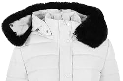 BodiLove Women's Winter Quilted Puffer Short Coat