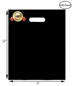 Amazon.com: PLASTIC MERCHANDISE STORE BAGS, different colors and sizes ...