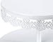VILAVITA Round Cupcake Stand Dessert Tower Iron Cupcake Holder Display Stand for Wedding Birthday Party Celebration (3-Tier White)