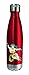 Spoontiques 20634 Wonder Woman Stainless Steel Water Bottle, Red
