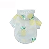 Woaills Hot Sale!!Dog Clothes, Pet Puppy Summer Breathable Sunscreen T-Shirt Coat (M, Yellow)