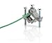 THE CIMPLE CO 10 FT - 10 AWG Solid Copper Wire - 10 Gauge Industrial THHN/THWN - 10 FT Insulated Grounding Wire - Green, 10 Feet (3 Meters)