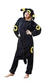 Suzhou Laidisi Laidisi Novelty Costumes Pyjamas Unisex Adult One-Pieces Cosplay Jumpsuit Yellow Umbreon Medium