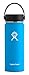 Hydro Flask Water Bottle - Stainless Steel & Vacuum Insulated - Wide Mouth with Leak Proof Flex Cap - 18 oz, Pacific