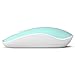 Sungwoo 2.4Hz Ultrathin Wireless Computer Mouse with Silent Click Lightweight PC Notebook Laptop Mouse (Mint Green)