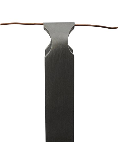 4-1/2" "K" Style Nickel and Wire Holding Jewelry Repair Making Wiring Tweezers