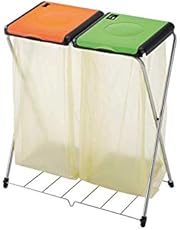 Portasacco Per Raccolta Differenziata Grigio/Blu - Per Sacchi Da 80 E 110 Litri - Foto 12