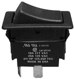 Philmore Heavy Duty Rocker Switch, SPST, On-Off : 30-600