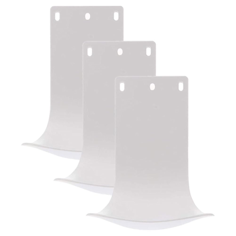 Hoement Soap Dispenser Drip Tray Leakproof Abs Plastic Holder for Bathroom Sink with Smooth Edges Easy Installation Prevents Soap Drips and Spills