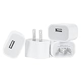 Omni [4 Pack] 1 Port 2A Rapid Speed [SLIM] USB Power Adapter Wall Charger Compatible with Apple iPhone 7 7 Plus iPhone 6 6S Plus iPod HTC LG Nokia SmartPhone Samsung Galaxy S7/S6 Edge+ Note 5 6...