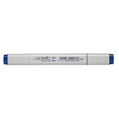 Copic Marker with Replaceable Nib, B26-Copic, Cobalt Blue