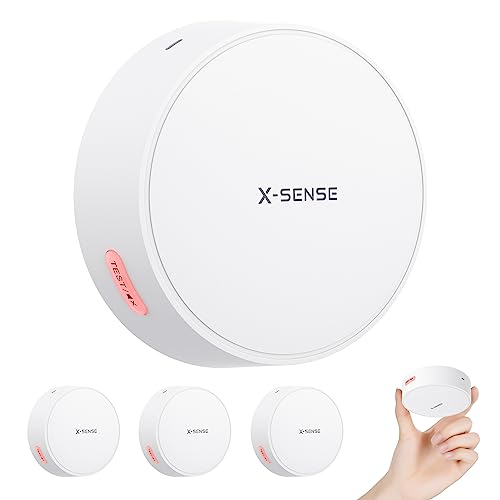 X-Sense Capteur Wi-FI pour Les Détecteurs de Fumée et de Monoxyde de Carbone, Accessoire de la Station de Base SBS50 (Non Incluse), Non Destiné à la Surveillance de la Fumée ou du CO, SAL51, Lot de 3