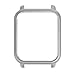 ChainSee Colorful PC Edge Case Cover Protect Bumper Shell For Xiaomi Huami Amazfit Bip Youth Watch (Silver)