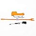 Animal Electric Prod Hot Shock, 55CM 8000V Electric Rechargeable Hand Prod Shock Animals Livestock Farm Pig Cattle Prod Safety Shock Prodder with Battery (USA Stock) (55CM)