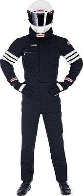 Simpson Racing Equipment 0402511 Suit Double Nomex Bk XXL Gabardine