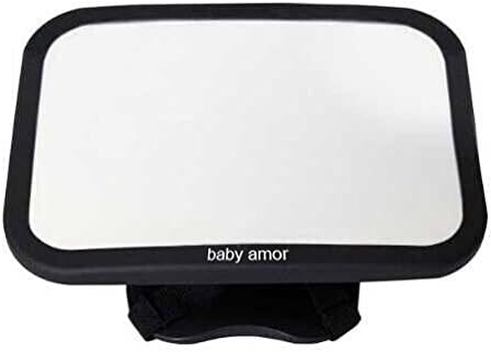 BACK SEAT MIRROR :: Baby &amp; Mom REAR VIEW BABY MIRROR :: Easily Watch your PRECIOUS CHILD In-Car :: ADJUSTABLE, Convex and Shatterproof Glass :: GREAT GIFT