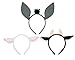 Nativity Dress Up Headband and Mask Set For Kids - Includes 3 Wise Men Beards, 3 Animals and Angel Halo