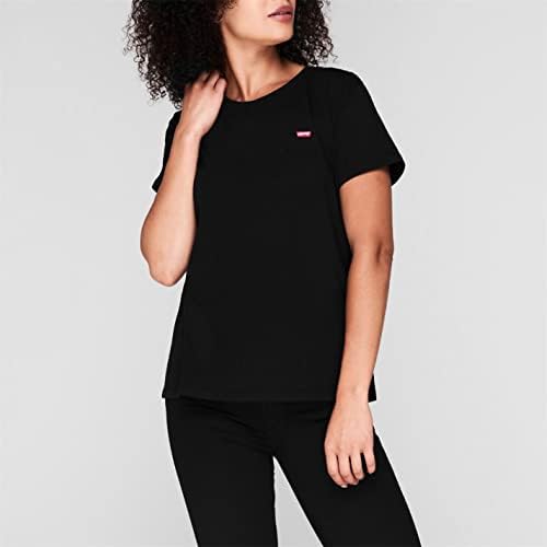 A t-shirt perfeita, logótipo grande Batwing, t-shirt, mulheres, preto mineral, m