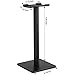 Headphone Stand, Auledio Universal Aluminum Headphone Holder Headset Showing Display Stand Hanger for All Headphones Size - Black