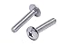 #10-24 X 1 Stainless Phillips Truss Head Machine Screw, (50pc), Coarse Thread, 18-8 (304) Stainless Steel, by Bolt Dropper
