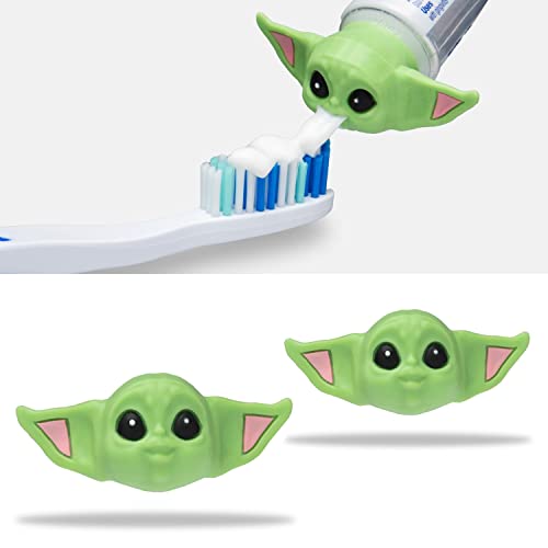 Baby Yoda Toothpaste Topper 2 Pack, Tooth Pastetooth Dispenser, Kids