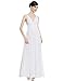 Ever-Pretty Sexy Chiffon White Dresses for Women 6US White