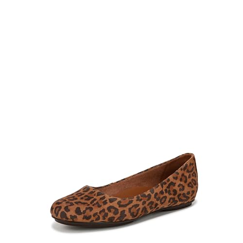Naturalizer Women's Maxwell Ballet Flat Cheetah Print Suede 9.5 M