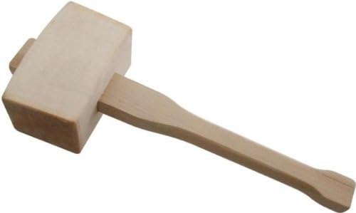 Wooden Mallet Hammer 310mm Strike Area Chamfered Mortice Finish - Ideal for Woodwork, Carpentry, Meat Tenderiser by ogb