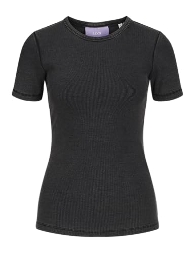 Jack & Jones JXFRANKIE Wash SS STR tee JRS, Negro, XL