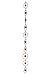 Ancient Graffiti Flamed Copper Bell Rain Chain, 4