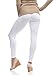 LMB | Seamless Full Length Leggings | Variety of Colors | One Size | White
