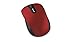 Microsoft Bluetooth Mobile Mouse 3600 - Dark Red. Comfortable Design, Right/Left Hand Use, 4-Way Scroll Wheel, Wireless Bluetooth Mouse for PC/Laptop/Desktop, Works with for Mac/Windows Computers