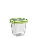 OXO Good Grips Locktop Small Square Container, Green, 2.5 Cups