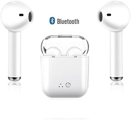 Wireless Bluetooth Headset, i7 Wireless Headset Stereo Bluetooth Headset in-Ear Built-in Handsfree Microphone for Apple Airpods Android/iPhone