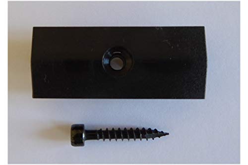 Terrassendielen WPC Komplettset WoodoBasic in anthrazit beinhaltet: WPC Diele 4 m lang, Unterkonstruktion… – Bild 5