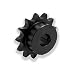 TRITAN 40BS12H X 3/4 Finished Bore B-Hub Sprocket, 12 Teeth, 1/2" Pitch, 3/4" Finished Bore primary